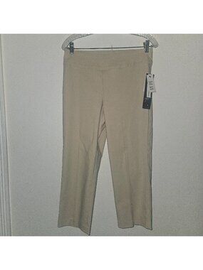 NWT Up! Capri Pant Tan Slimming Tummy Control Pull-On Womens 8 Retail $94 Canada